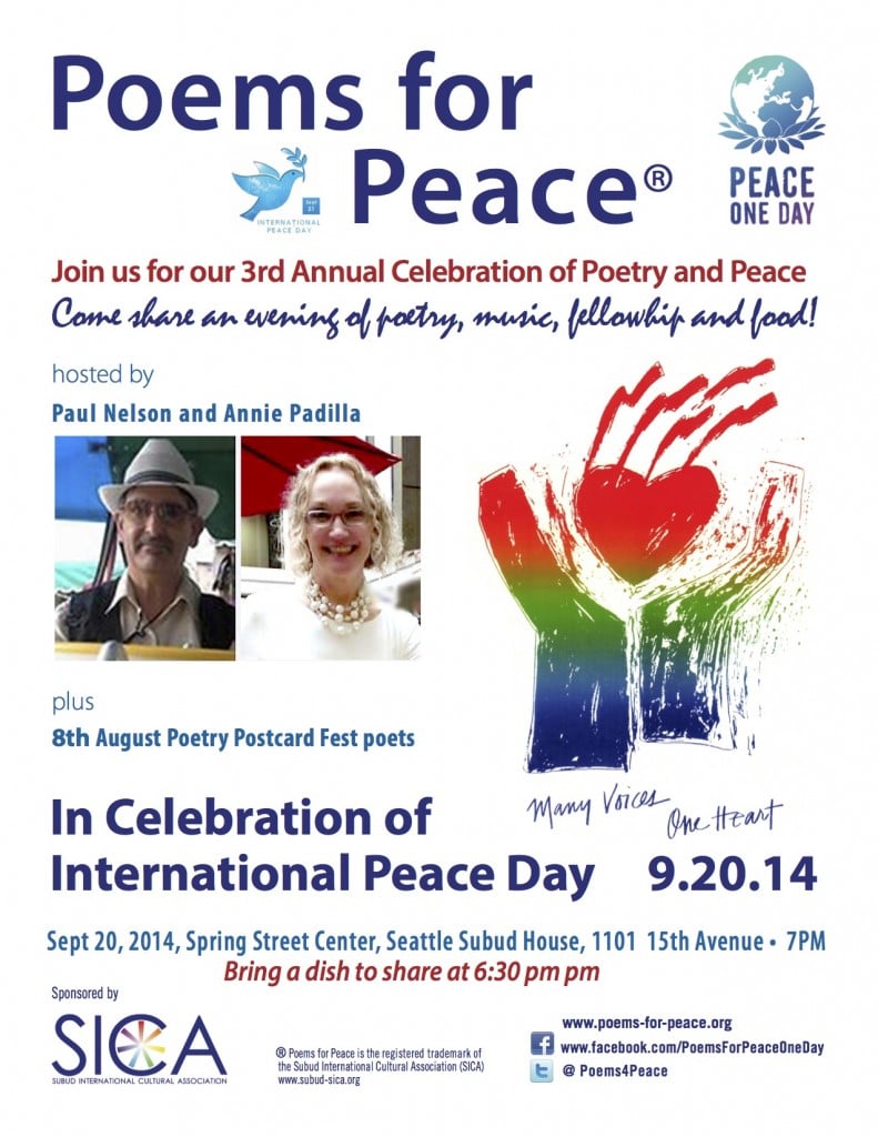Poems For Peace 2014